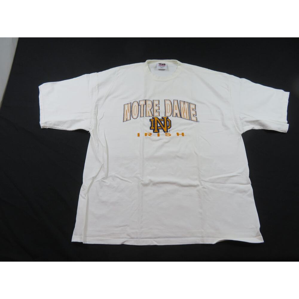 Team Apparel White Notre Dame Irish Graphic Tee